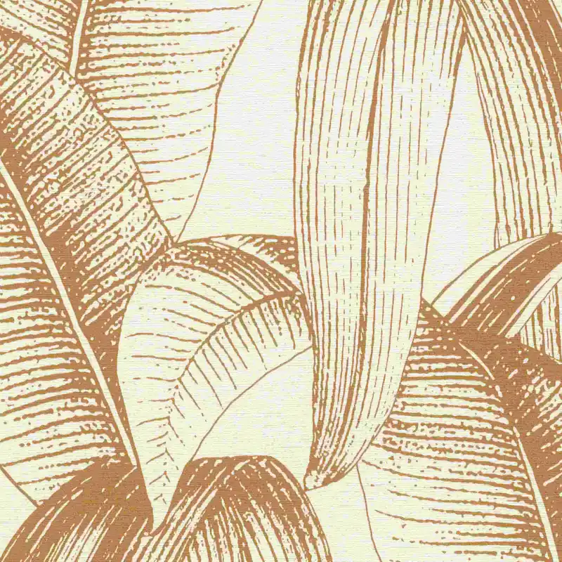Rasch Vliestapete Symphony 867978 0.53 x 10.05 m Botanical Dschungel Weiß Orange Sofort Bestellen