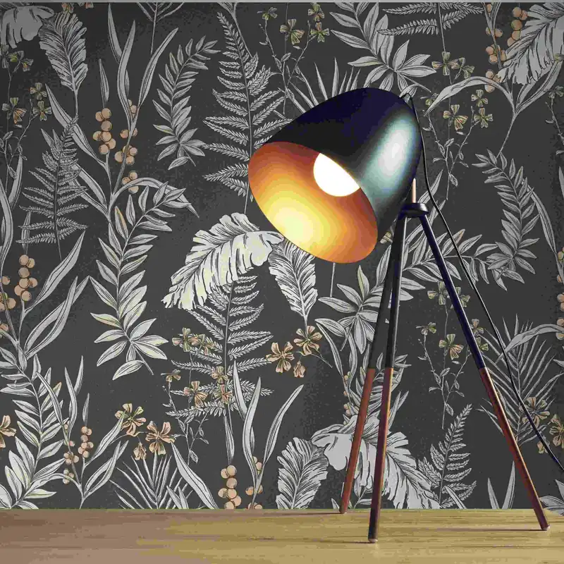 Mega-Angebot A.S. Creation Drawn Into Nature 394341 Vliestapete Blumen Floral 10.05 x 0.53m Schwarz