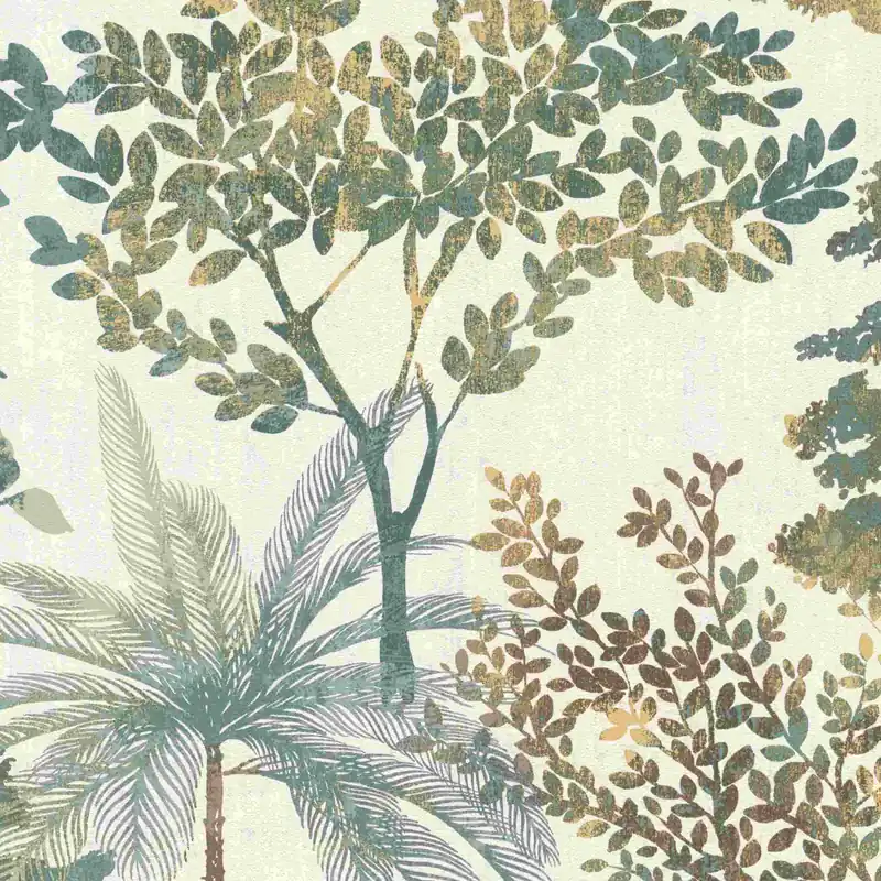 Must-Have Rasch Vliestapete Symphony 867329 0.53 x 10.05 m Botanical Dschungel Grün