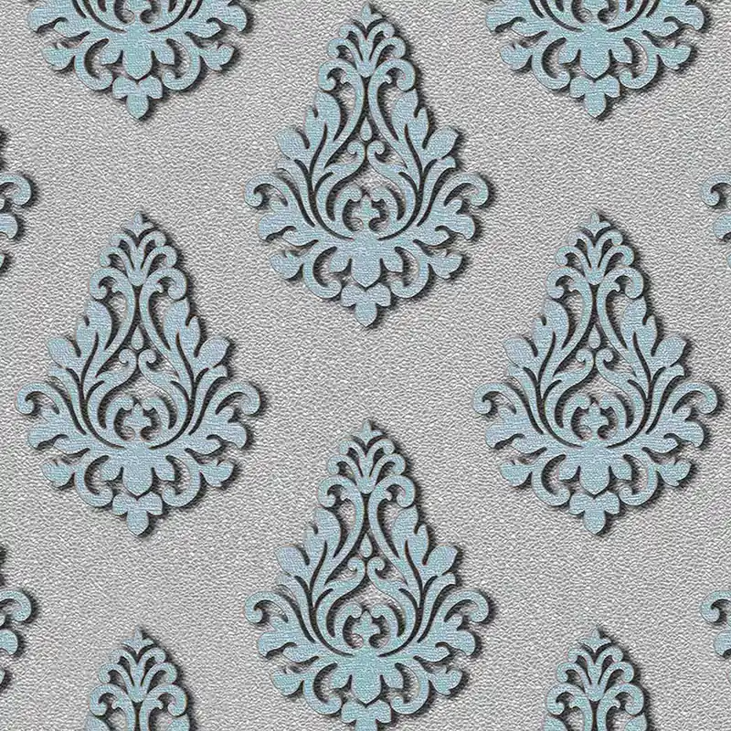 Meistverkauft A.S. Creation Nobile 959816 Vliestapete Barock 0.7 x 10.05 m Blau