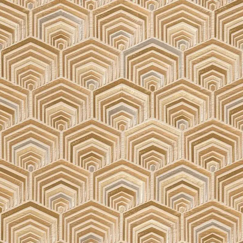 DesignID Wallstitch 120043 Vliestapete 3D Optik 0.53 x 10.05 m Braun Neue Kollektion