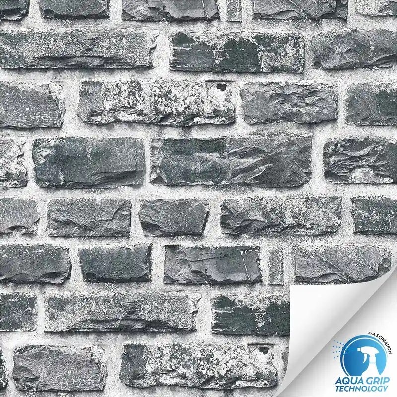Vliestapete 784571 WOW vorgekleistert Stein Beton Grau A.S. Création Knallerangebot