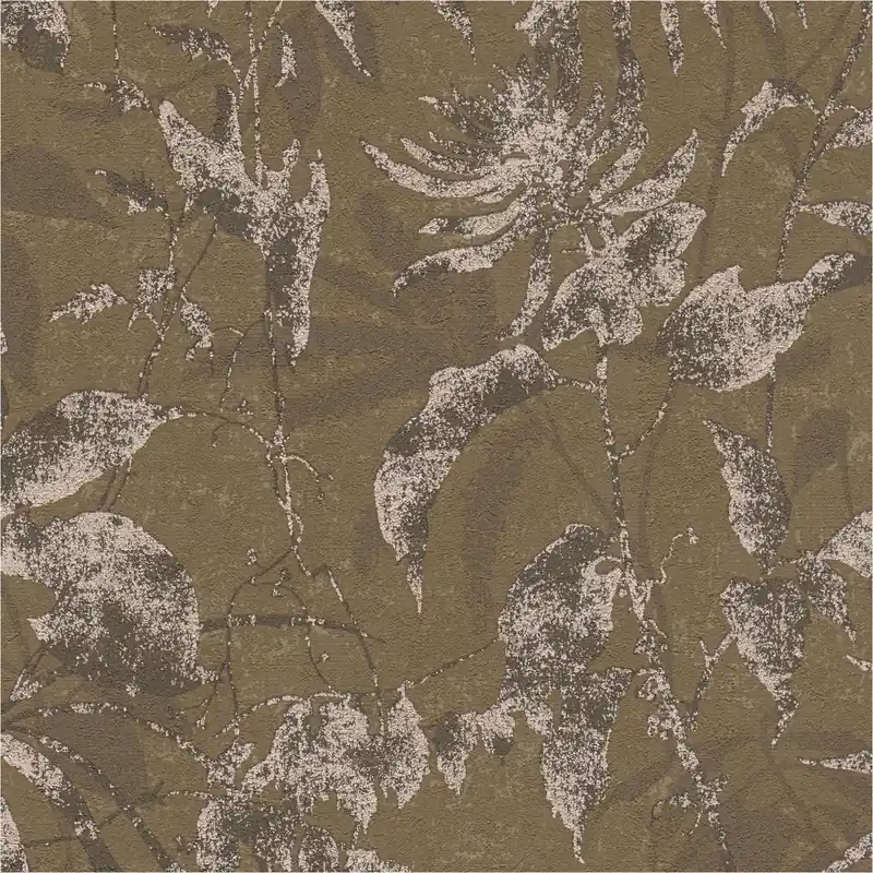 Vliestapete 782034 Metropolitan Stories Hot Spots Blumen Floral Braun A.S. Création Letzte Chance