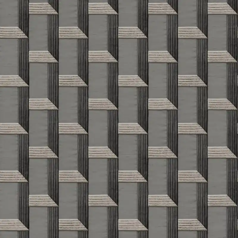 Bestseller DesignID Wallstitch 120075 Vliestapete 3D Optik 0.53 x 10.05 m Grau