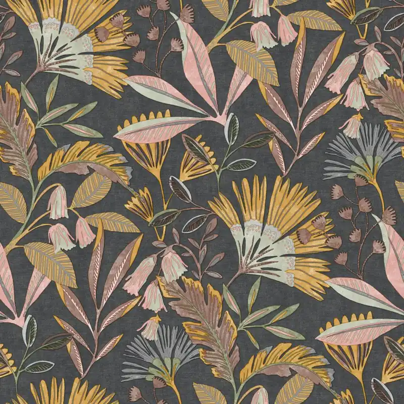 Neue Kollektion Vliestapete A63803 Bunt Dschungel Ciara Grandeco