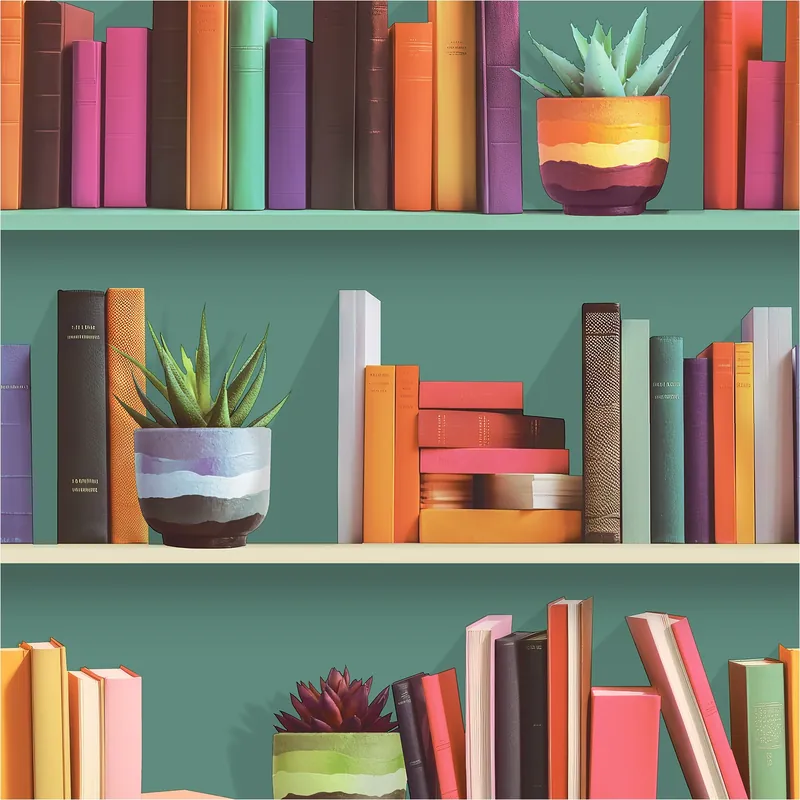 Vliestapete M79504 Artifice Bunt Bücherregal Vlies 0.53 x 10.05 m Ugépa Sofort Bestellen