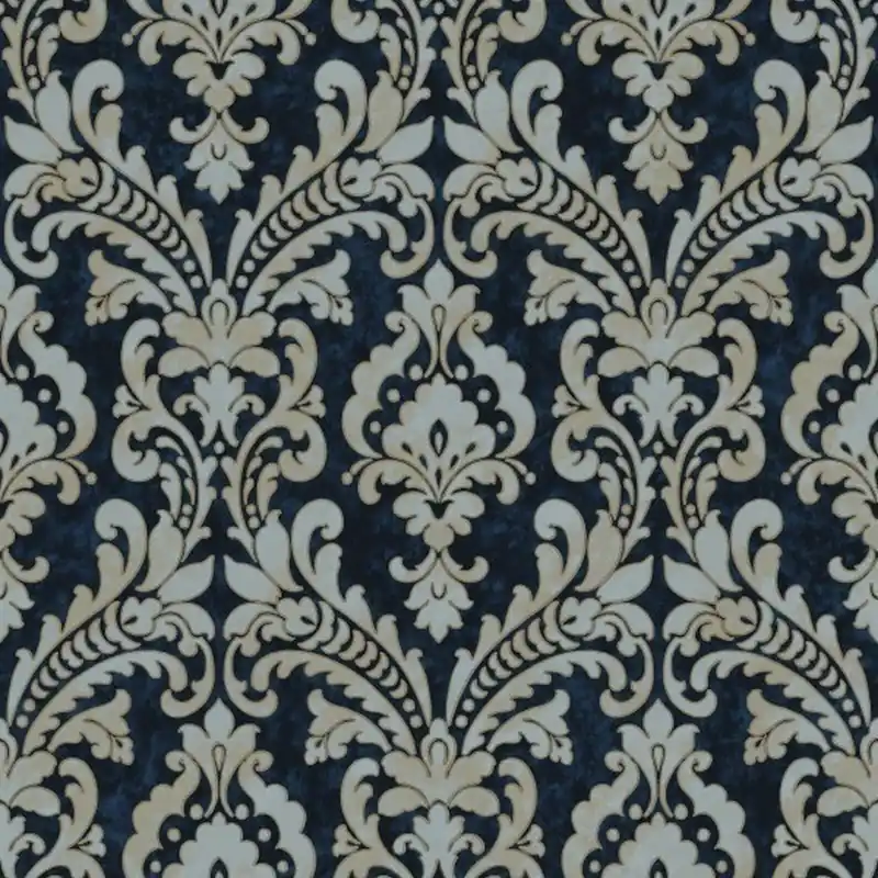 DesignID VERDE 2 219175 Vliestapete Barock 0.53 x 10.05 m Blau Solange Der Vorrat Reicht