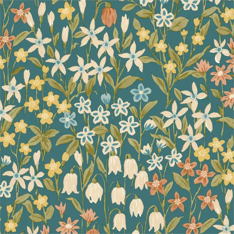 Vliestapete A64103 Blumen / Floral 0.53 x 10.05 m Ciara Grandeco Preis Gesenkt