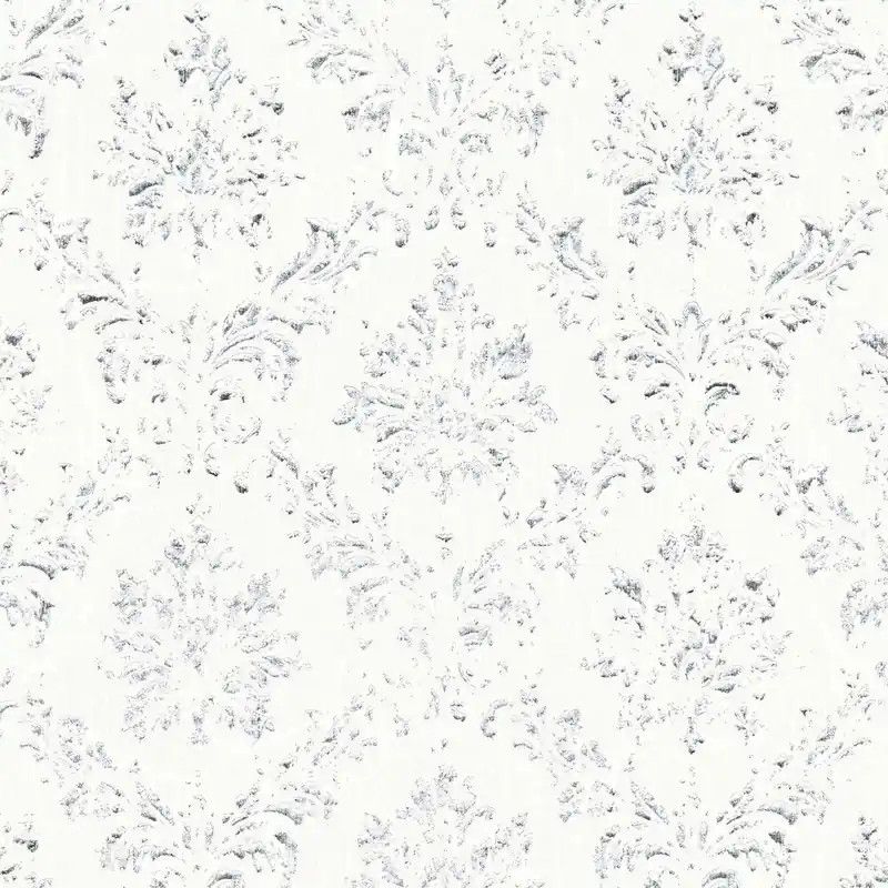 Billig A.S. Creation Metallic Silk 306621 Vliestapete Barock 0.53 x 10.05 m Weiß