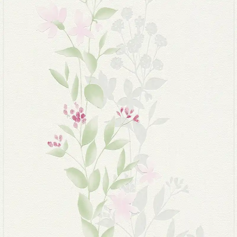 Begrenztes Angebot A.S. Creation Blooming 372661 Vliestapete Blumenoptik 0.53 x 10.05 m Weiß