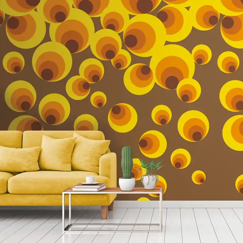 Abverkauf A.S. Creation Fototapete The Wall II 392581 Ein Motiv pro Rolle Vintage Gelb