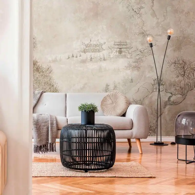 A.S. Creation Fototapete The Wall 382471 Ein Motiv pro Rolle Japanisch Beige Echt