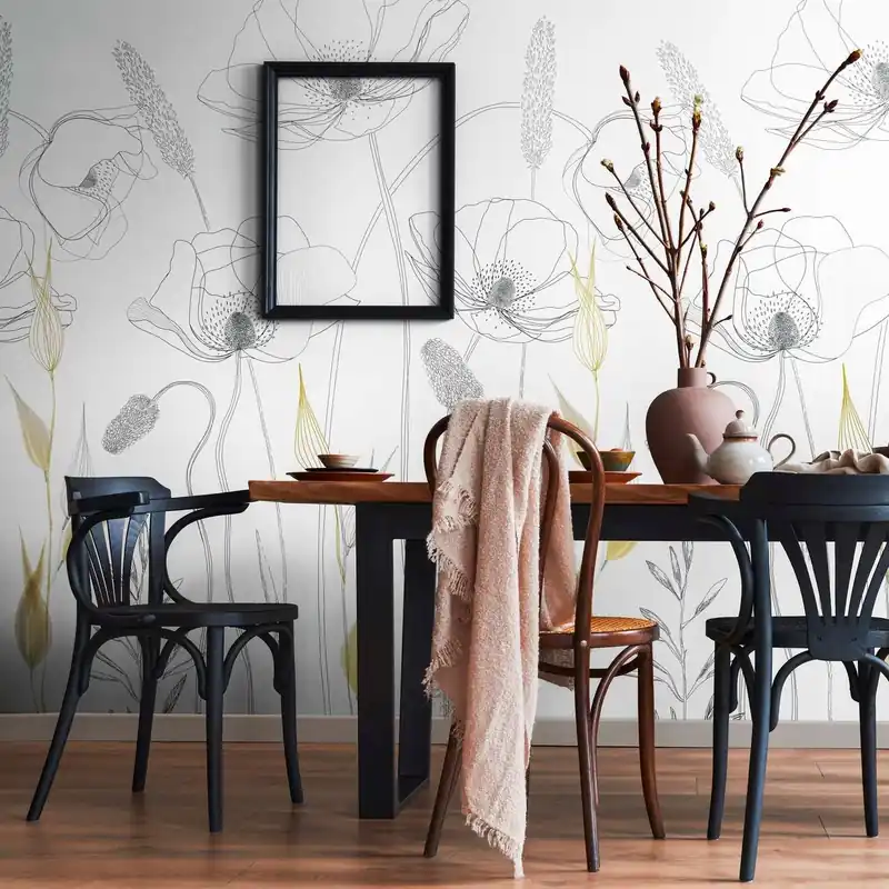A.S. Creation Fototapete The Wall II 392121 Ein Motiv pro Rolle Botanisch Weiß Preiswert