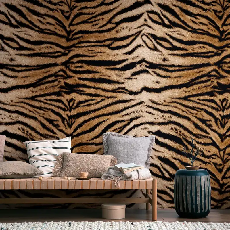 Beliebt A.S. Creation Fototapete The Wall III 398301 Ein Motiv pro Rolle Tiere Braun Schwarz