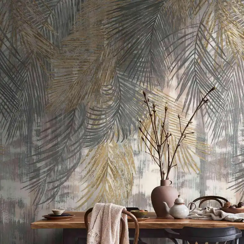 Sichere Zahlung A.S. Creation Fototapete The Wall II 392611 Ein Motiv pro Rolle Botanisch Grau