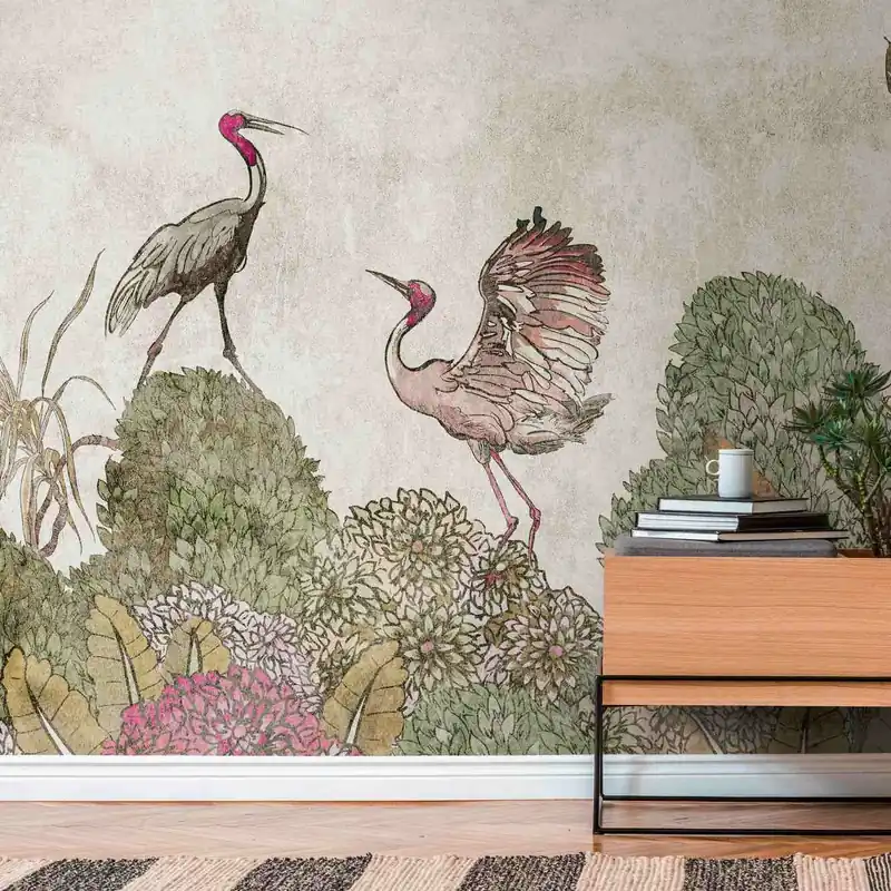 A.S. Creation Fototapete The Wall 382341 Ein Motiv pro Rolle Naturoptik Grün Online Kaufen