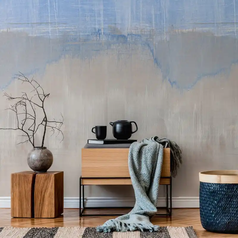 A.S. Creation Fototapete The Wall II 392331 Ein Motiv pro Rolle Abstrakt Blau Abverkauf