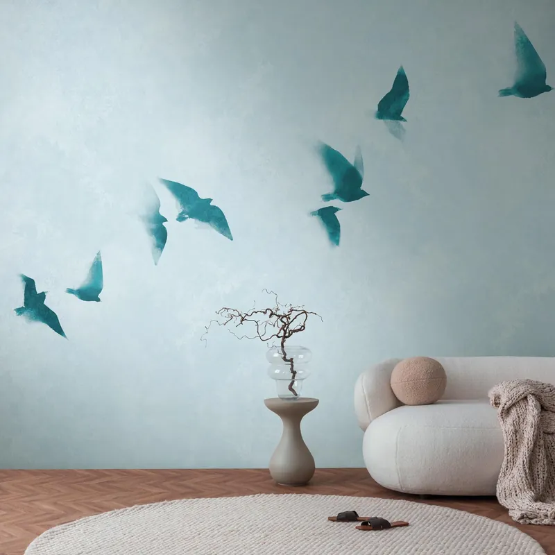 A.S. Creation Fototapete The Wall III 399231 Ein Motiv pro Rolle Tiere Blau Garantierte Lieferung