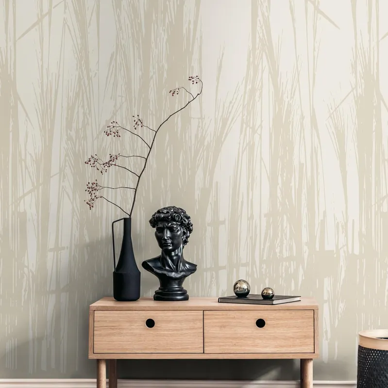 A.S. Creation Fototapete The Wall III 398781 Ein Motiv pro Rolle Wald Pflanzen Beige Zertifiziert