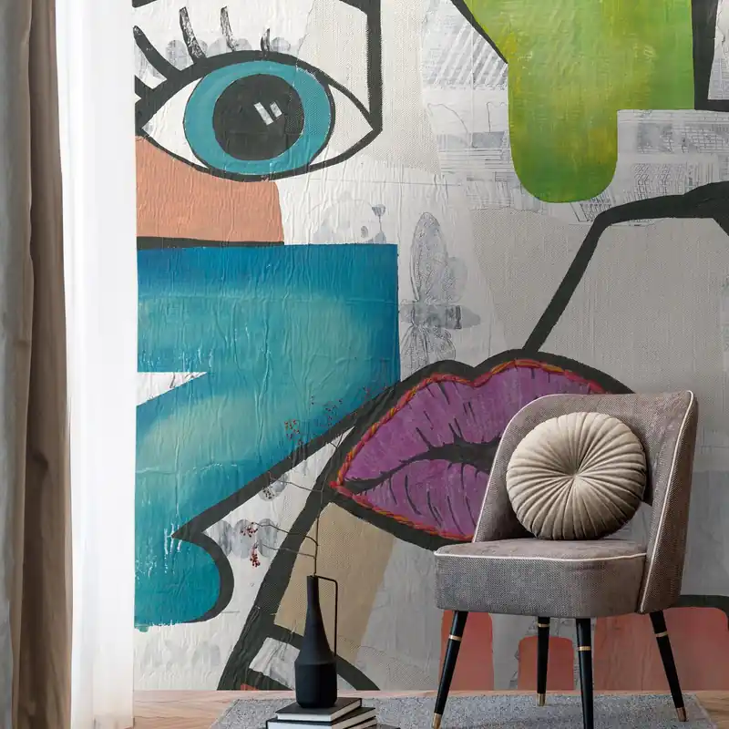 A.S. Creation Fototapete The Wall III 398881 Ein Motiv pro Rolle Abstrakt Bunt Blau Top-Seller