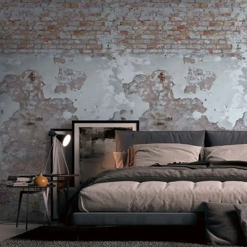 A.S. Creation Fototapete The Wall II 392341 Ein Motiv pro Rolle Steinoptik Grau Nur Für Kurze Zeit
