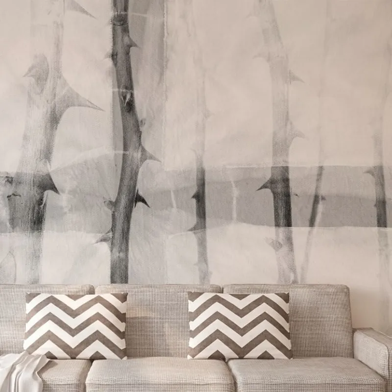 Bestpreis A.S. Creation Atelier 47 DD117860 Fototapete Vlies 400 x 270 cm Wald & Pflanzen Grau