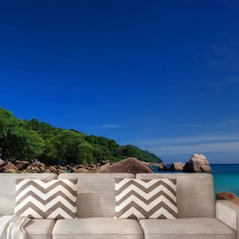 A.S. Creation AP Digital 3 AS471841 Fototapete Vlies 600 x 250 cm Strand & Meer Blau Sonderaktion