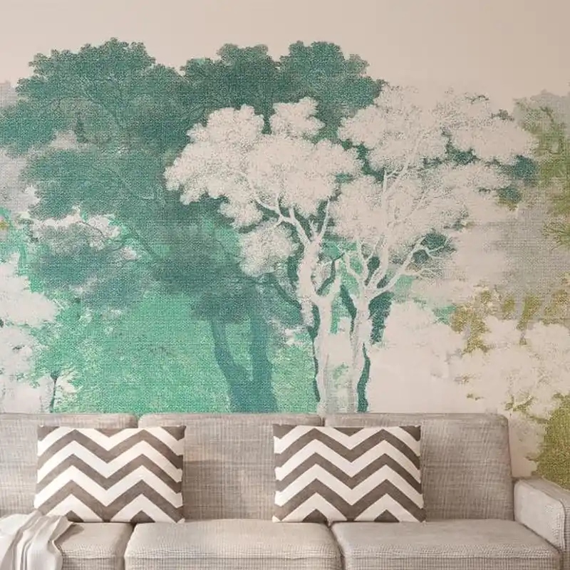 Solange Der Vorrat Reicht A.S. Creation Atelier 47 DD117890 Fototapete Vlies 400 x 270 cm Wald & Pflanzen Blau