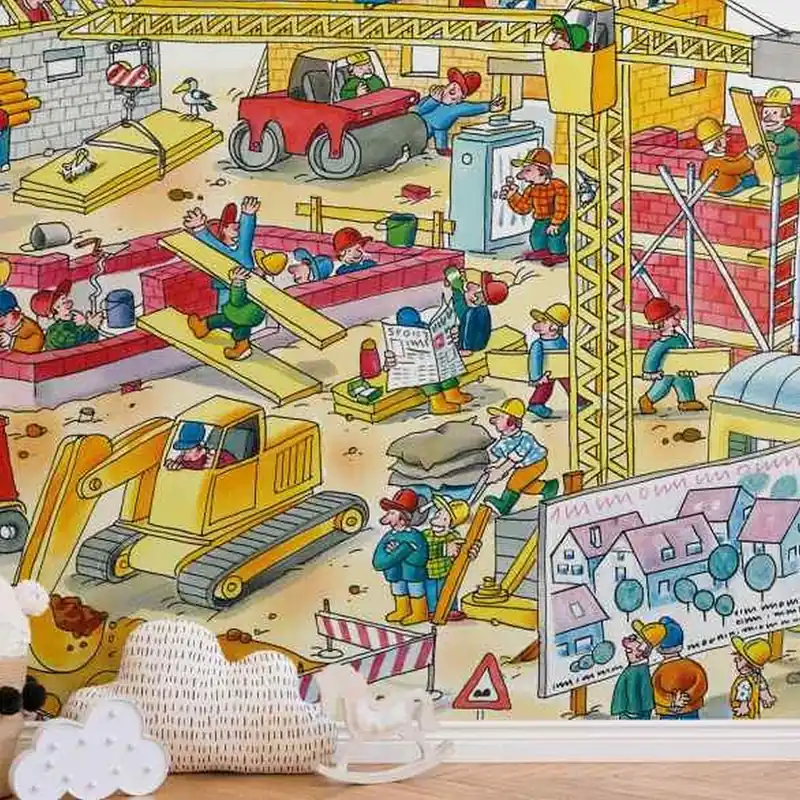 Geprüft A.S. Creation XXL 5 DD114817 Fototapete Vlies Versch. Größen Kinderzimmer Rot