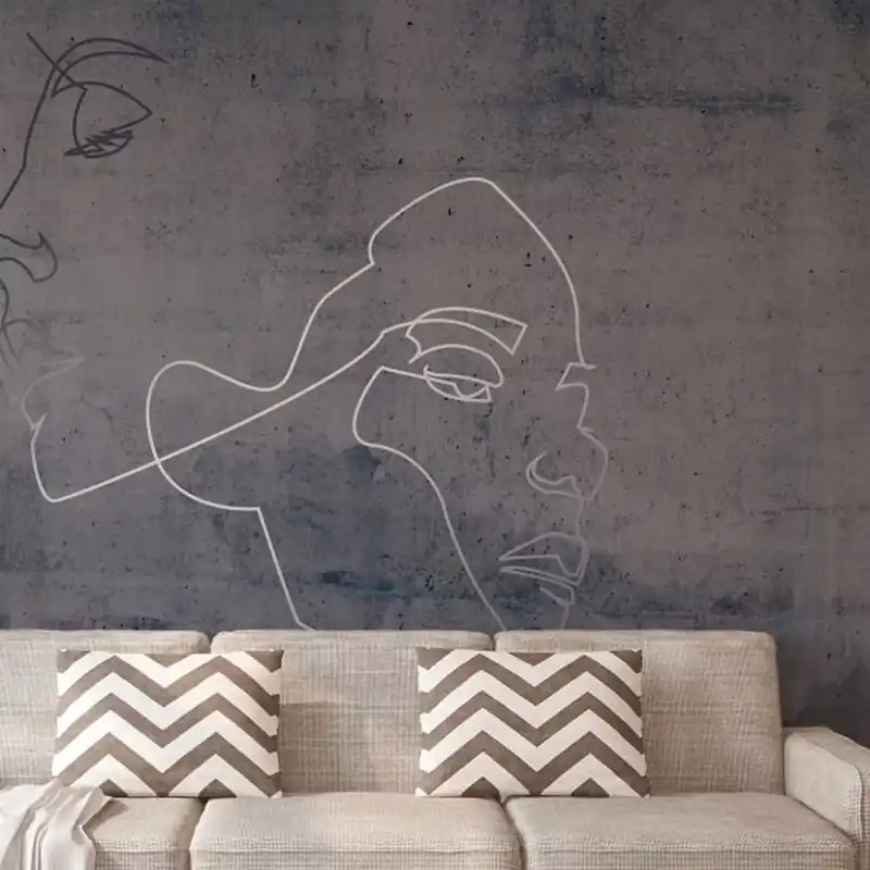 A.S. Creation Atelier 47 DD118065 Fototapete Vlies 400 x 270 cm Wald & Pflanzen Grau Preisknaller