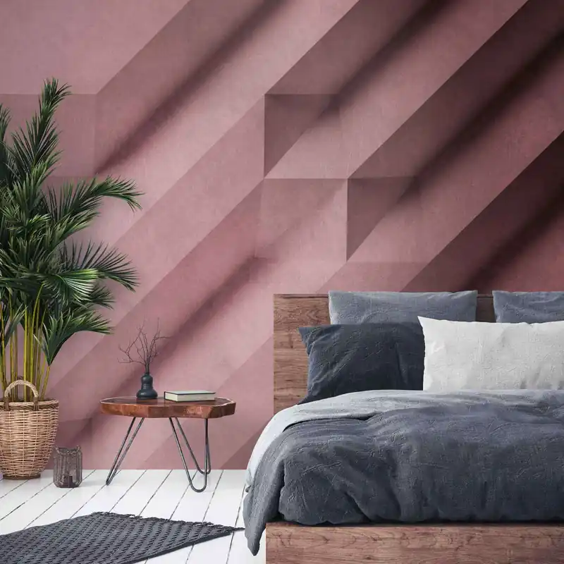 Highlight A.S. Creation Fototapete The Wall 382891 Ein Motiv pro Rolle 3D Optik Rosa