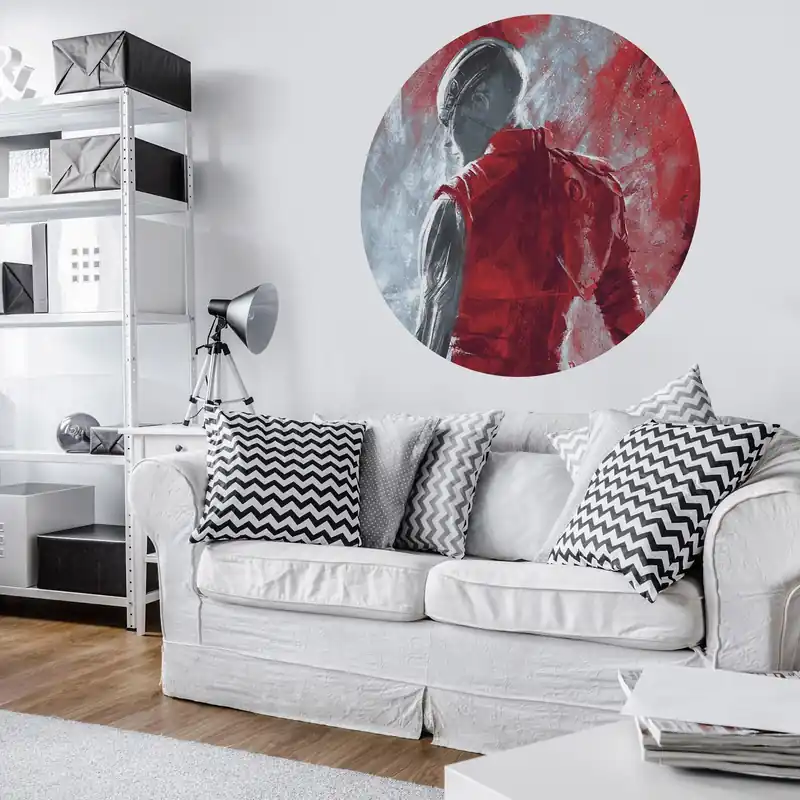 Direkt Vom Hersteller Komar Fototapete Marvel Avengers Painting Nebula 125 x 125 cm Wandtattoo Vlies Selbstklebend Thanos