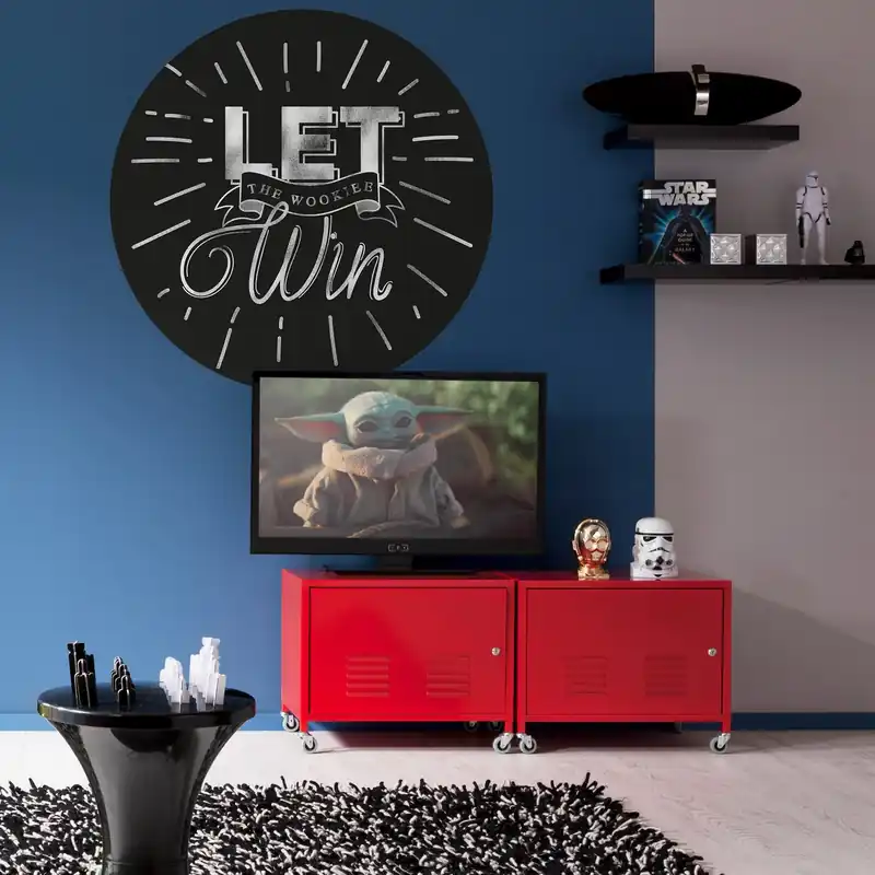Komar Fototapete Star Wars Dot Wookie Win 125 x 125 cm Vlies Selbstklebend Wookie Win Schach Wookie Mega-Angebot