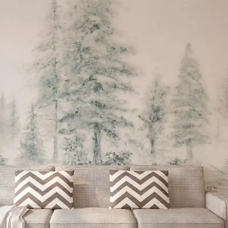 Highlight A.S. Creation Atelier 47 DD117840 Fototapete Vlies 400 x 270 cm Wald & Pflanzen Weiß