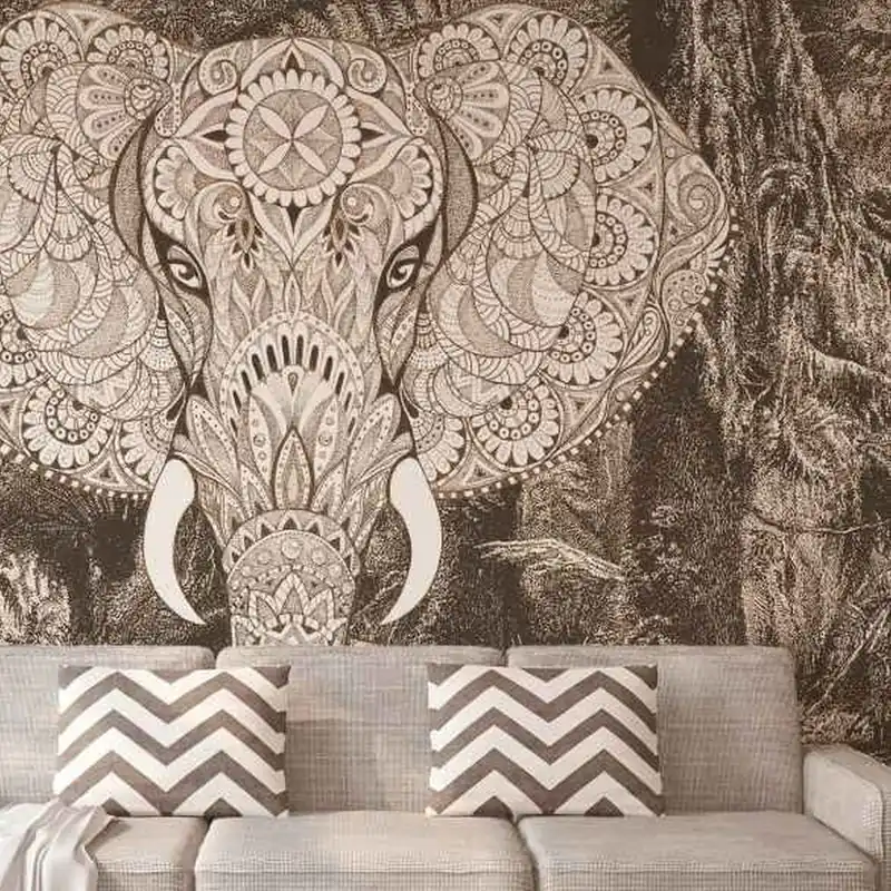 A.S. Creation Atelier 47 DD118125 Fototapete Vlies 400 x 270 cm Tiere Beige Direkt Vom Hersteller