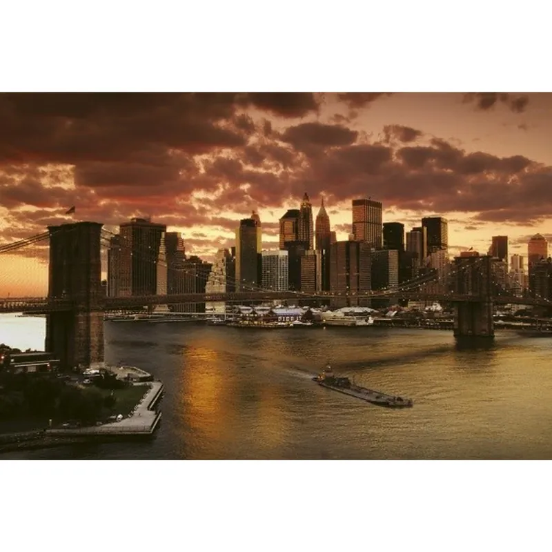 Nur Für Kurze Zeit Dimex Dimex Line MS-2-0002 Fototapete Vlies Versch. Größen New York Orange