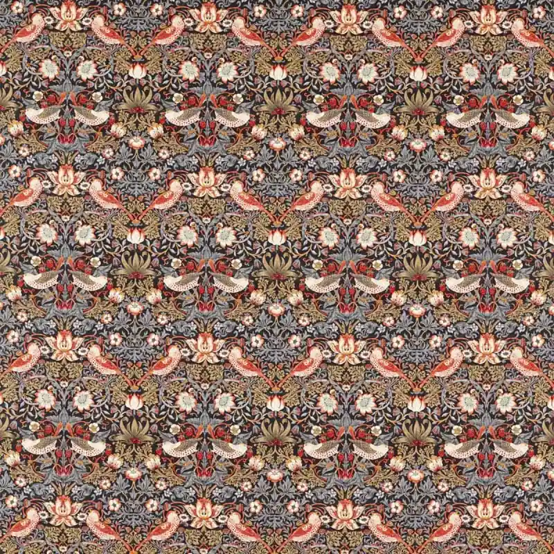 Stoff Strawberry Thief Coton Morris and Co Neu