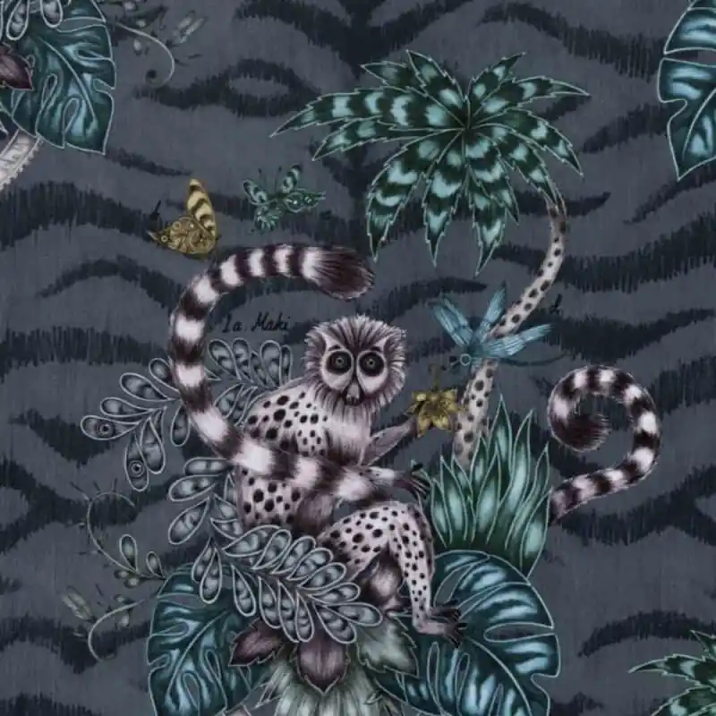 Samt Lemur Emma J. Shipley by Clarke and Clarke Angebot