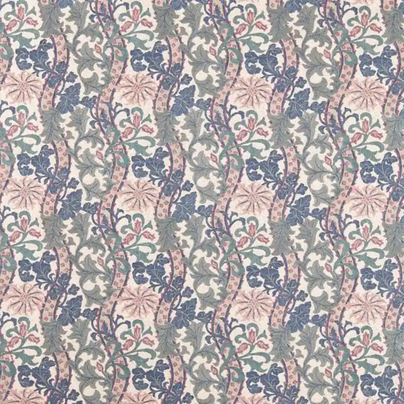 Nur Heute Stoff Cornflower Embroidery Morris and Co