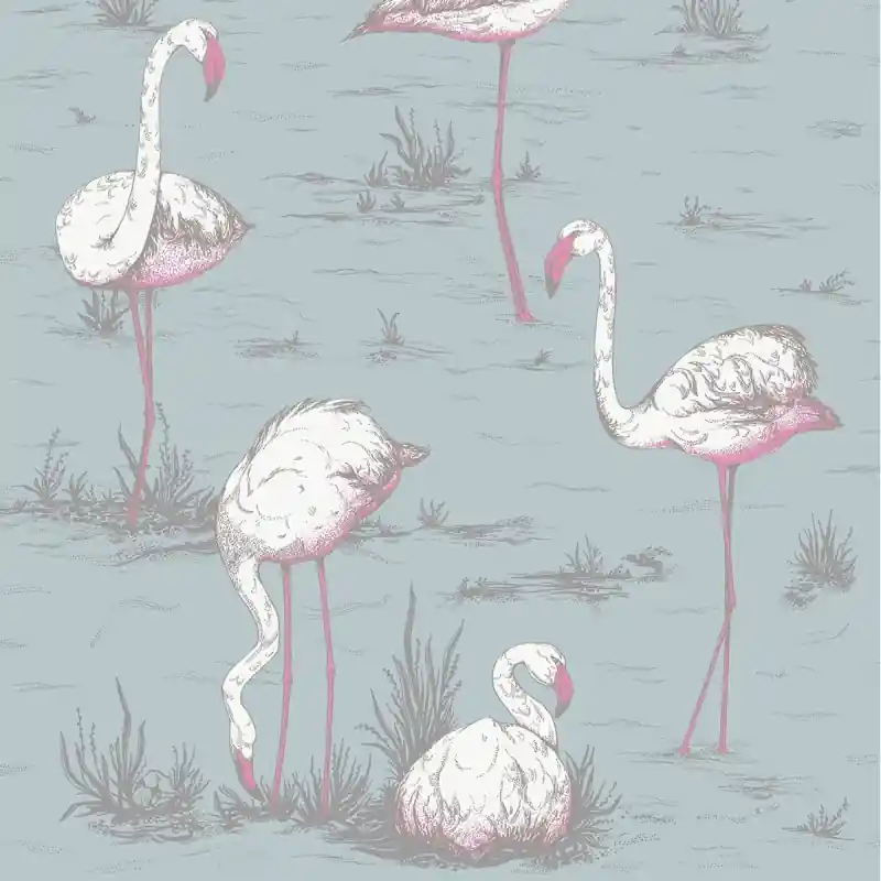 Sichere Zahlung Stoff Flamingos Cole and Son