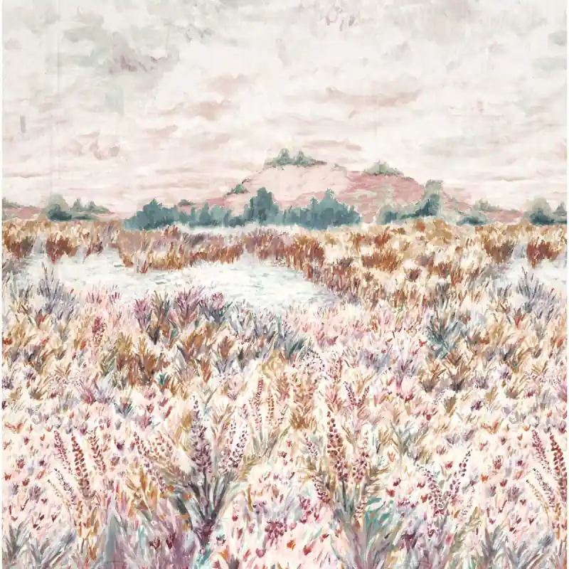 Solange Der Vorrat Reicht Schleier Wildbloom Print Clarke and Clarke