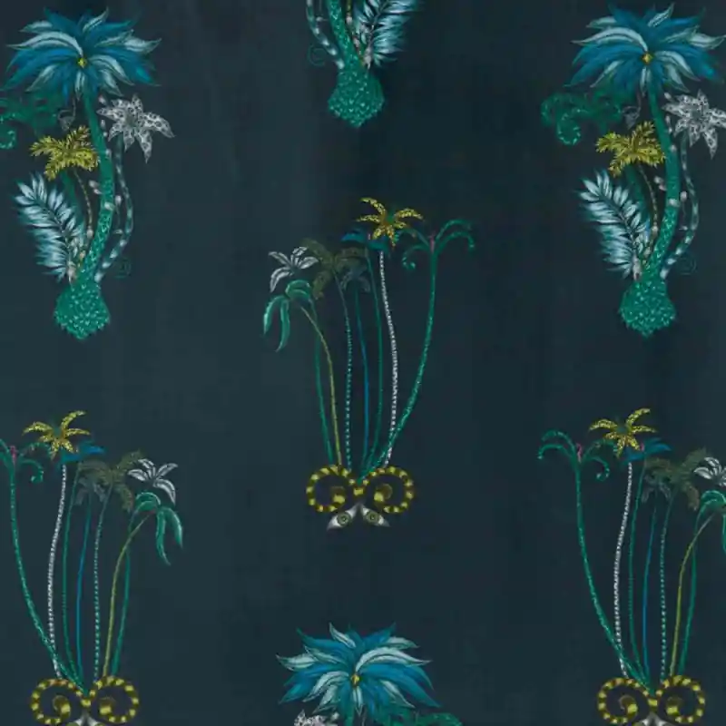 Samt Jungle Palms Emma J. Shipley by Clarke and Clarke Bestpreis