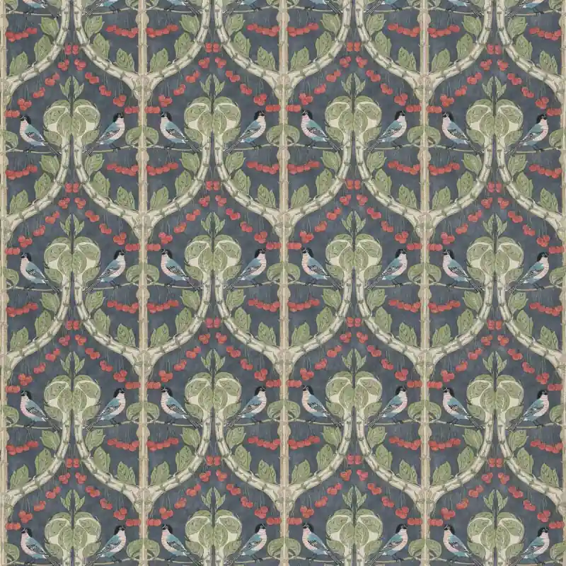 Stoff Birds & Cherries Cotton GP & J Baker Must-Have