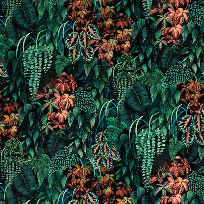 Schnäppchen Samt Green Wall Osborne and Little