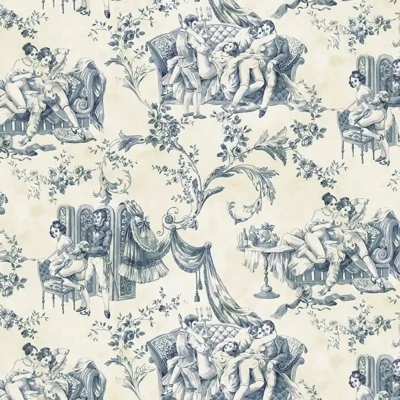 Top-Seller Tapete Erotic Toile de Jouy Pascale Risbourg