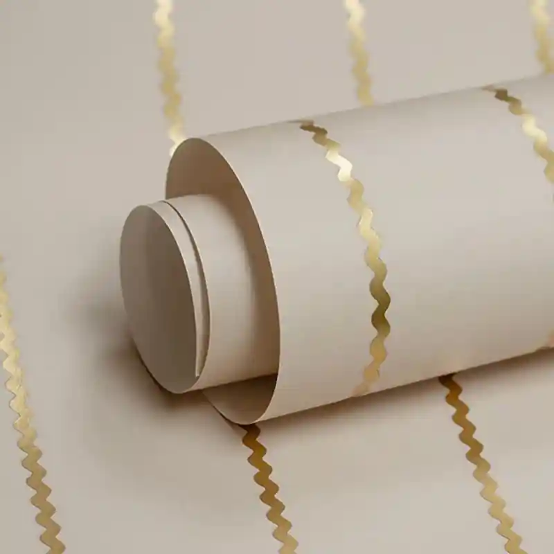 Tapete Ribbon Noa Gold Studio Ditte Schnäppchen