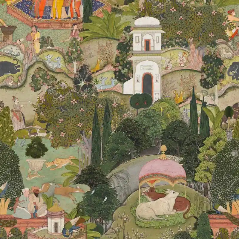 Knallerangebot Panoramatapete Gardens Of Jaipur Mindthegap
