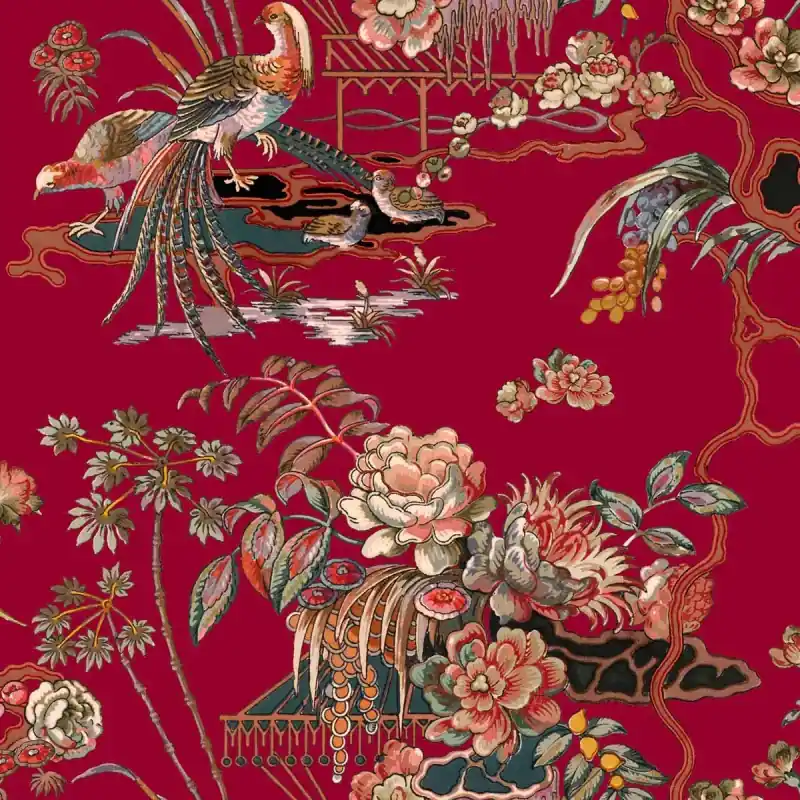 Preiswert Tapete Sacred Pheasants Coordonné