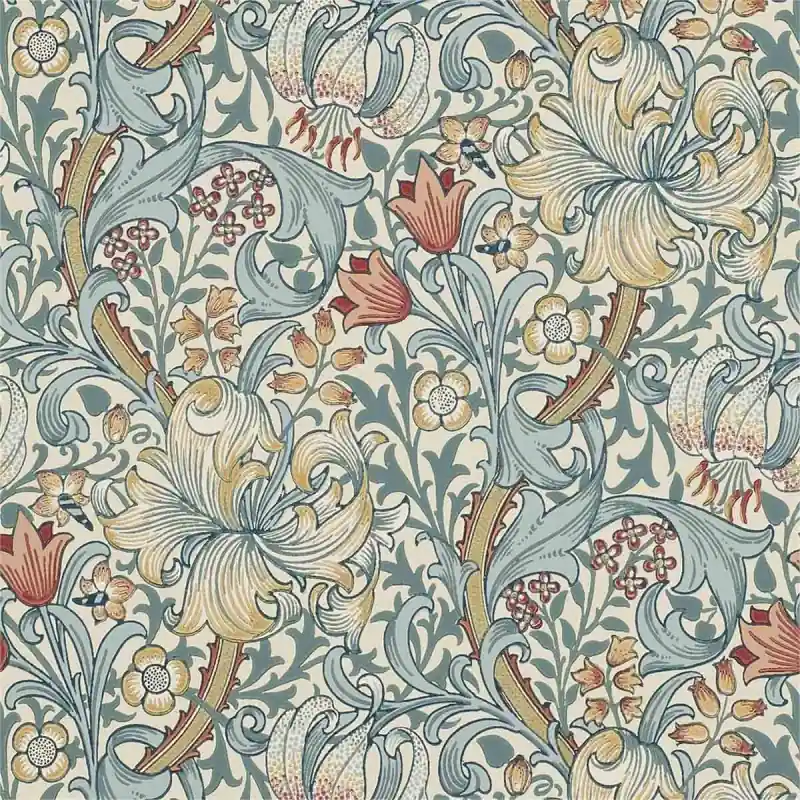 Geprüft Tapete Golden Lily Morris and Co