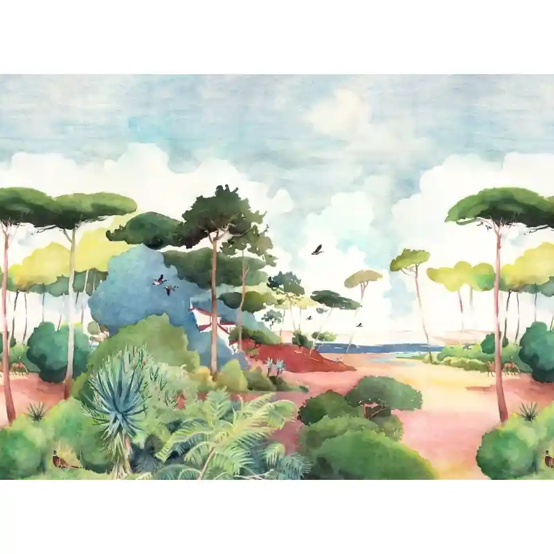 Wochenendangebot Panoramatapete Forêt Isidore Leroy